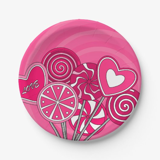 Roze lolly Bord (Voorkant)