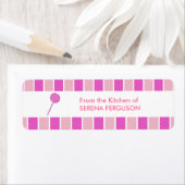 Roze Lollypop Etiket (Insitu)