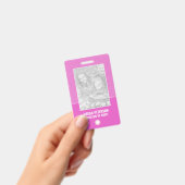 Roze Lollypop Patroon Badge (Handheld)