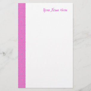 Roze Lollypop Patroon Briefpapier