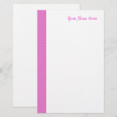 Roze Lollypop Patroon Briefpapier (Voorkant / Achterkant)