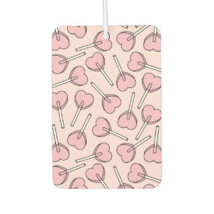 Roze Lolly's, Hart Lolly's, Lolly Patroon Luchtverfrisser