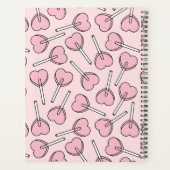 Roze Lolly's, Hart Lolly's, Lolly Patroon Planner (Achterkant)