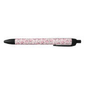 Roze Lolly's, Hart Lolly's, Lolly Patroon Zwarte Inkt Pen (Bodem)