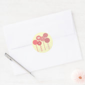 Roze Lolly's Ronde Sticker (Envelop)
