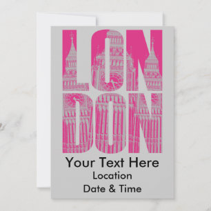 Roze Londen Kaart
