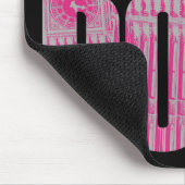 Roze Londen Muismat (Hoek)