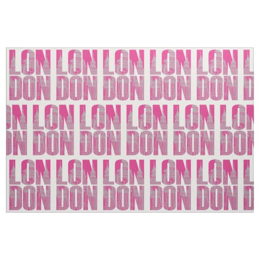 Roze Londen Stof (Fat Quarter)