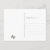 Roze Long Tailed Kolibries Denken aan jou Briefkaart (Achterkant)