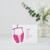 Roze Longlinebra - Chubby Visitekaartje (Staand voorkant)