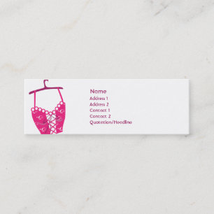 Roze Longlinebra - Skinny Mini Visitekaartje