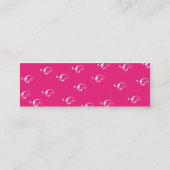 Roze Longlinebra - Skinny Mini Visitekaartje (Achterkant)
