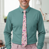 Roze loodgietersberoep loodgieter vader Stropdas