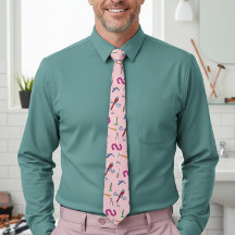 Roze loodgietersberoep loodgieter vader Stropdas