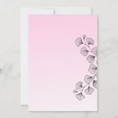 Roze lot Brunch, Brunch en Bubbles Kaart (Achterkant)