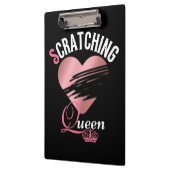 Roze Loterij Krassen Koningin Klembord (Links)