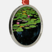 roze lotus black metalen ornament (Rechts)