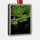 roze lotus black metalen ornament (Rechts)