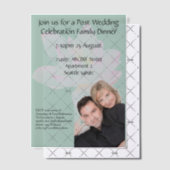 Roze lotus bloem bruiloft reactie vellum uitnodigingen (Offset (Uitnodiging))