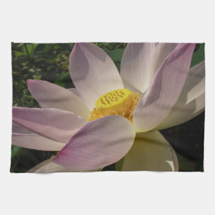 Roze Lotus Bloem III Zomer Bloemen Theedoek