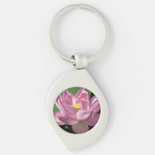 Roze Lotus Bloem IV Sleutelhanger