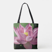 Roze Lotus Bloem IV Tote Bag (Achterkant)