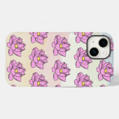 Roze Lotus Bloem Kunst Case-Mate iPhone Case (Achterkant (horizontaal))