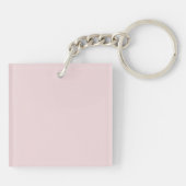 Roze Lotus Bloem Rumi Schoonheid Quote Sleutelhanger (Achterkant)