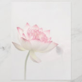 ©Roze Lotus Bloem Service & Prijslijst Flyer (Achterkant)