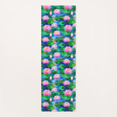 Roze Lotus bloemen op een vijver Yogamat (Voorkant)