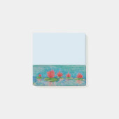 Roze Lotus Bloemen tekening kunst Notities Post-it® Notes (Voorkant)