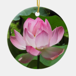 Roze Lotus Bloom Keramisch Ornament