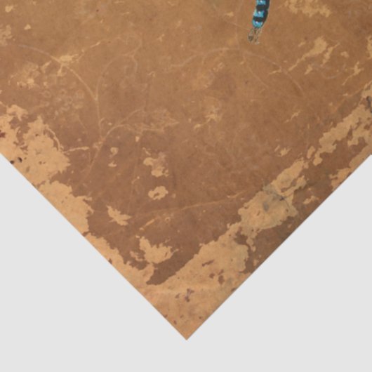 Roze Lotus Blossom Dragonfly  ontkoppelingskunst Tissuepapier (Detail)