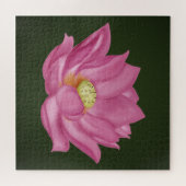 Roze Lotus Blossom Illustratie Legpuzzel (Horizontaal)