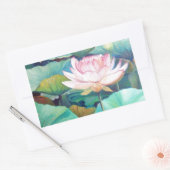 Roze Lotus Blossom Sticker (Envelop)