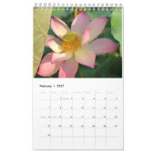 Roze Lotus Calendar Kalender (Feb 2027)