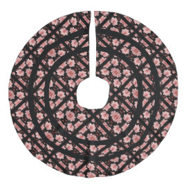 Roze Lotus Classic Imitatie Linnen Kerstboom Kleed