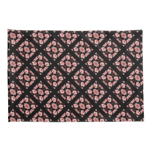 Roze Lotus Classic Kussensloop (Achterkant-Rechts)