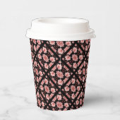 Roze Lotus Classic Papieren Bekers (Rechts)