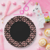 Roze Lotus Classic Papieren Bordje (Feest)