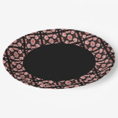 Roze Lotus Classic Papieren Bordje (Gekanteld)