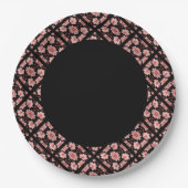 Roze Lotus Classic Papieren Bordje (Voorkant)