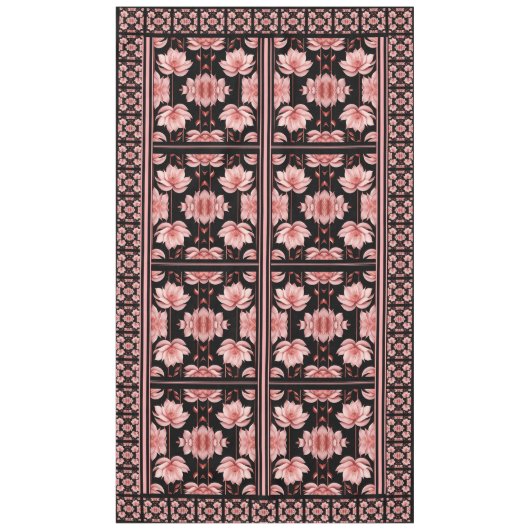 Roze Lotus Classic Tafelkleed (Voorkant)