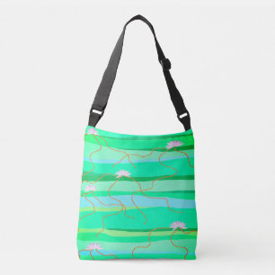 Roze Lotus Crossbody Bag Tas