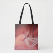 Roze Lotus Elegant Abstract Modern Zen Art Tote Bag (Voorkant)