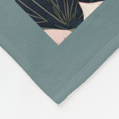Roze Lotus Fleece Deken (Hoek)