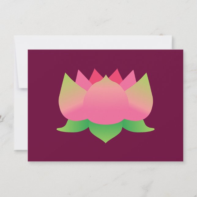 Roze Lotus Flower (Voorkant)
