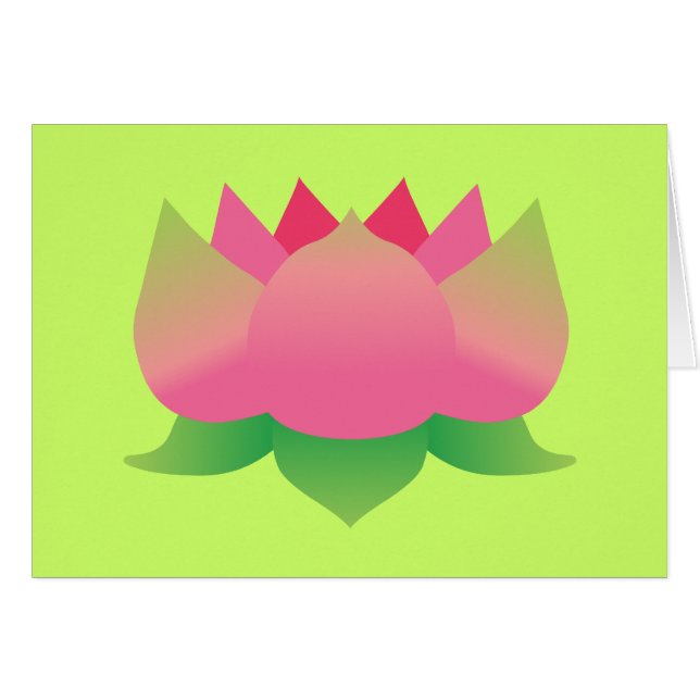 Roze Lotus Flower (Voorkant Horizontaal)