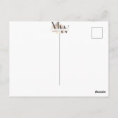 Roze Lotus Flower Briefkaart (Achterkant)