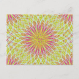 Roze Lotus Flower Briefkaart
